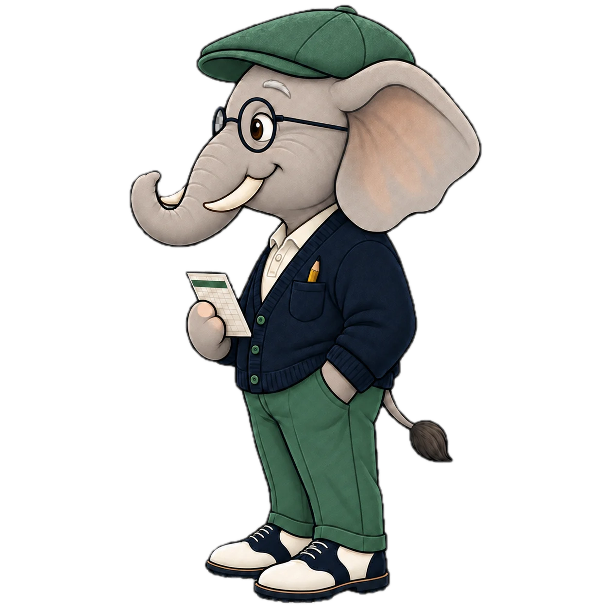 The Elder Mentor elephant mascot